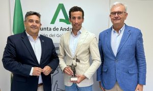 David de Miranda, en la Delegación del Gobierno de Huelva