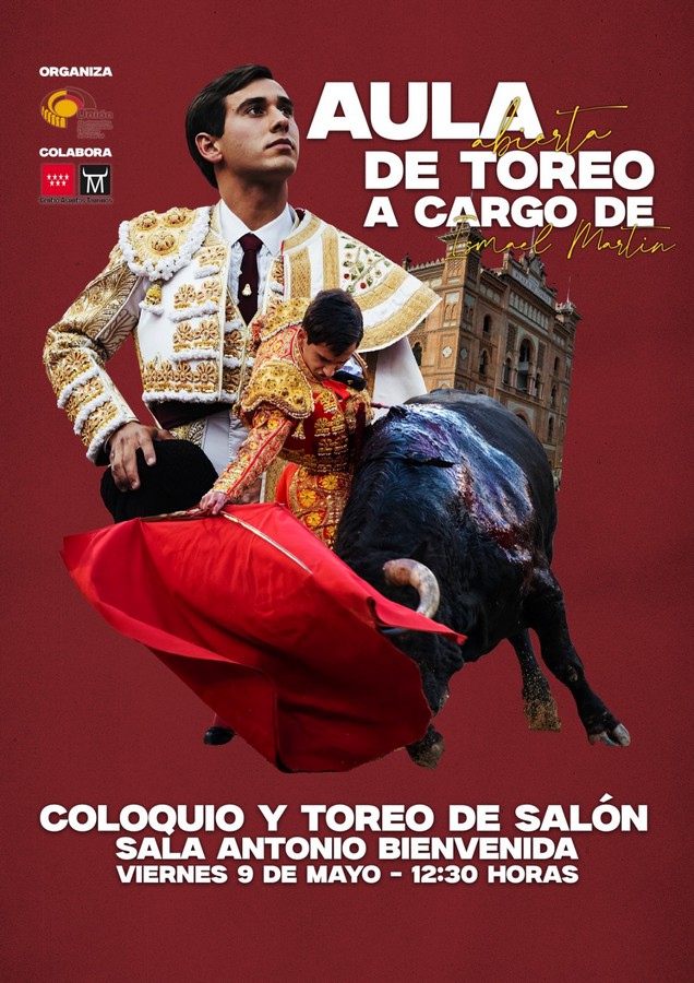 Ismael Martín, aula de toreo de salón en Las Ventas