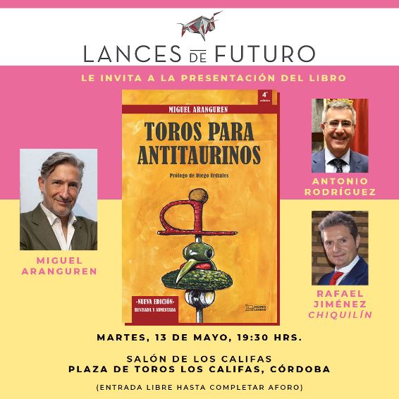 El último libro de Miguel Aranguren se presentará en Córdoba
