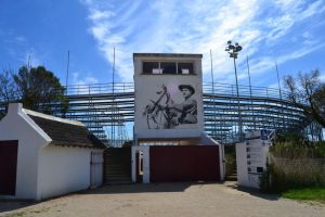 Competencia a caballo para el rejón de oro de Mejanes