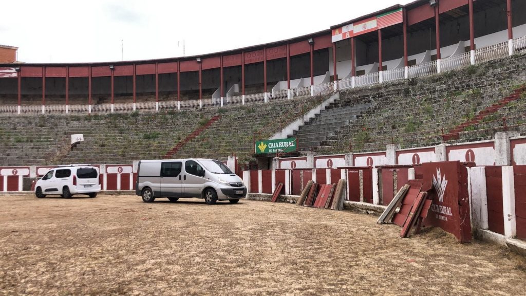 La plaza de toros de Zamora, en obras