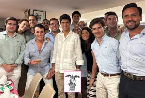 Pablo Aguado, con los universitarios de Sevilla