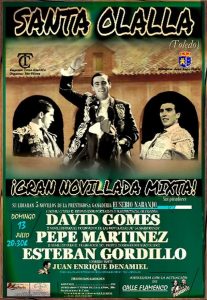 Novillada mixta en Santa Olalla el 13 de julio