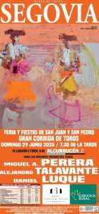 Segovia programa una corrida de toros por San Pedro