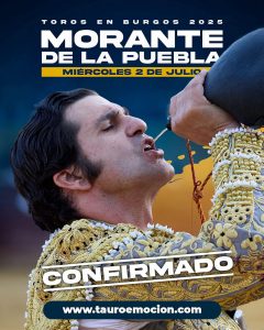 Morante toreará en Burgos el 2 de julio