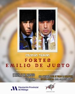 Se aplaza el coloquio entre Fortes y Emilio de Justo en Málaga