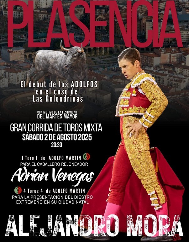 Gesta de Alejandro Mora en Plasencia con 'Adolfos'