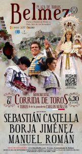 Corrida de toros el 6 de septiembre en Belmez