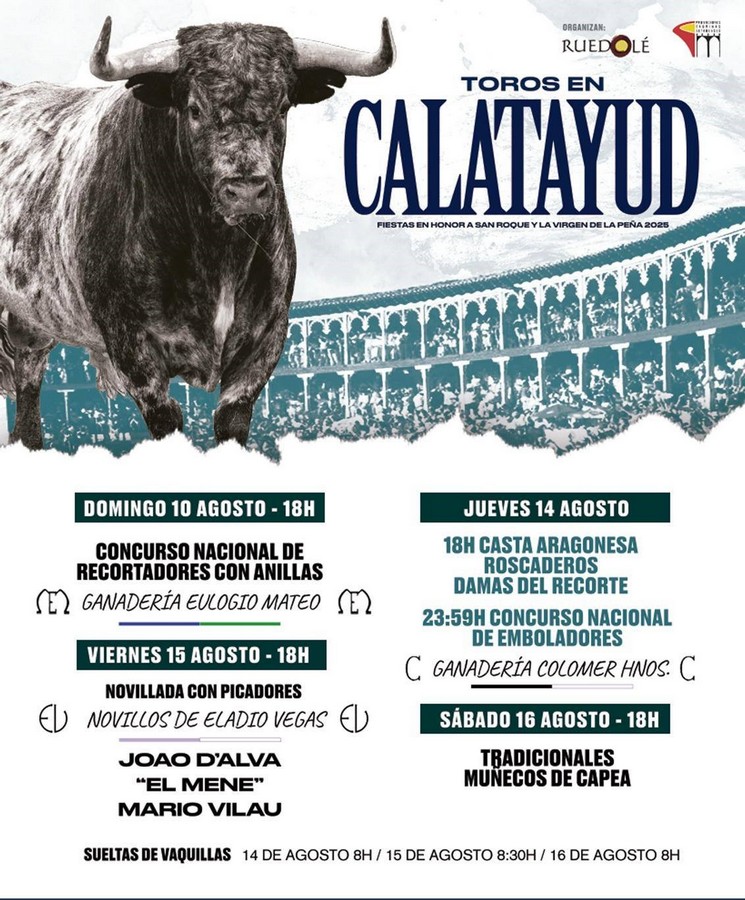 Feria Taurina 2025 en Calatayud