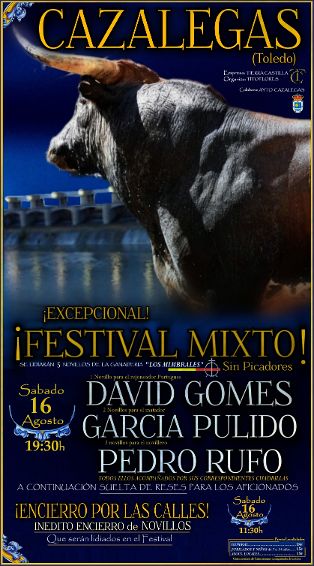 Festival taurino mixto en Cazalegas