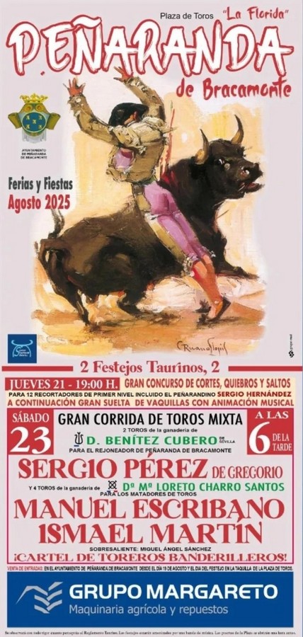 Peñaranda de Bracamonte hace oficial el cartel de su Feria