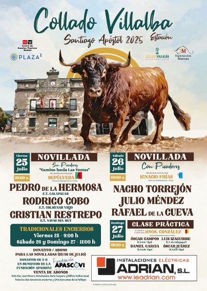 El Memorial Atienza de Collado Villalba, con carteles