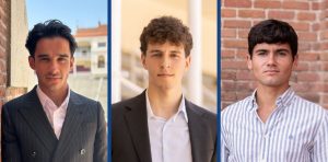 La terna de novilleros del festejo de este jueves en Madrid