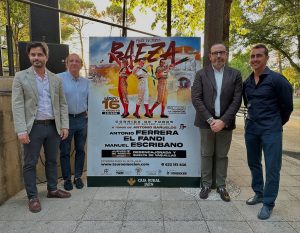 Cartel de toreros banderilleros en Baeza