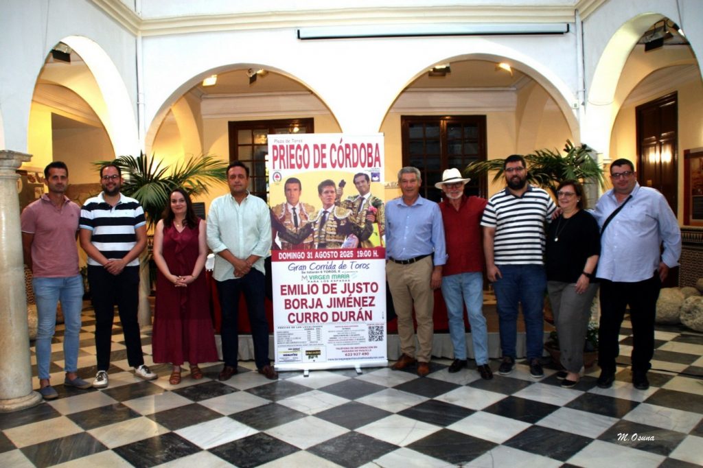 Presentada la corrida de toros de la Feria de Priego de Córdoba