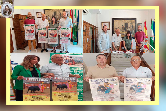 Presentadas las novilladas de Linares, Jódar y Navas de San Juan