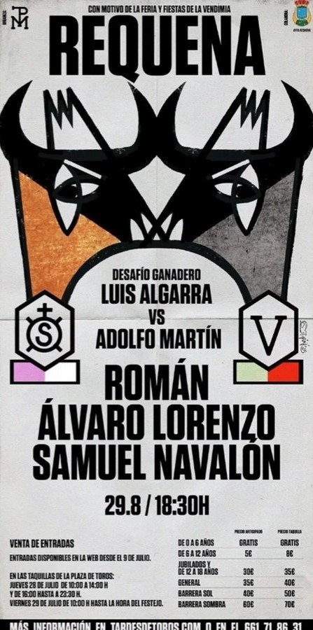 Cartel para la Feria y Fiestas de Requena