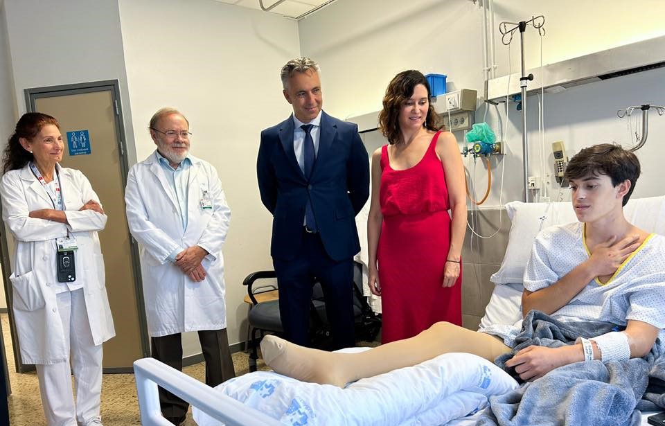 Isabel Díaz Ayuso junto a Sergio Rollón