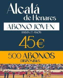 Alcalá de Henares apuesta por la juventud: Abono a 45 euros