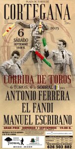 Cortegana presenta el cartel de la corrida de toros de su Feria