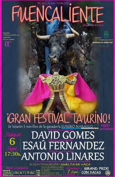 Festival taurino mixto en Fuencaliente