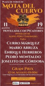 Mota del Cuervo anuncia una novillada picada para el 11 de agosto