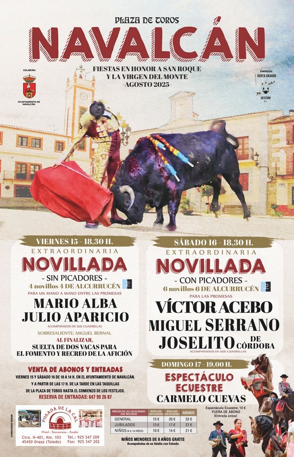 Navalcán apuesta por el futuro con dos novilladas para la Feria