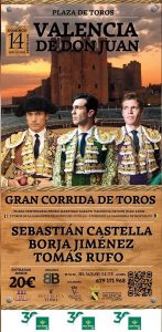 Variada combinación para la corrida de Valencia de Don juan