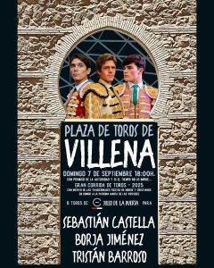 Cartel variado en Villena para el 7 de septiembre