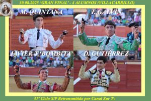 El Ciclo de las Escuelas Taurinas de Andalucía, con 4 finalistas