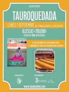 Tauroquedada en Illescas con Gómez del Pilar