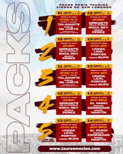 Packs especiales para la feria taurina de Valladolid