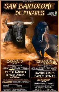 Cuatro espectáculos taurinos en San Bartolomé de Pinares