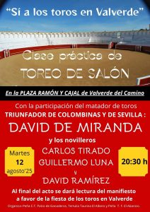 Toreo de salón con carácter reivindicativo en Valverde del Camino