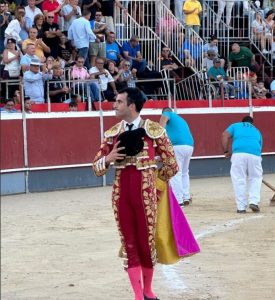 Mario Arruza, única ovación en Calasparra