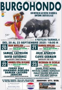 Cuatro festejos taurinos en la Feria de Burgohondo