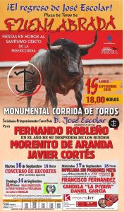 Corrida de toros de José Escolar en Fuenlabrada