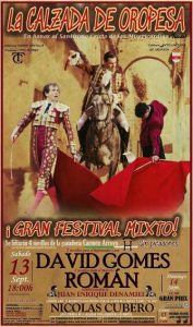 Festival taurino mixto en La Calzada de Oropesa