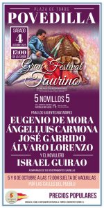 El festival taurino de Povedilla, con fecha y cartel