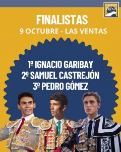 Finalistas del 'Camino hacia Las Ventas'