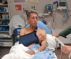 Manuel Escribano, lesionado en Corella