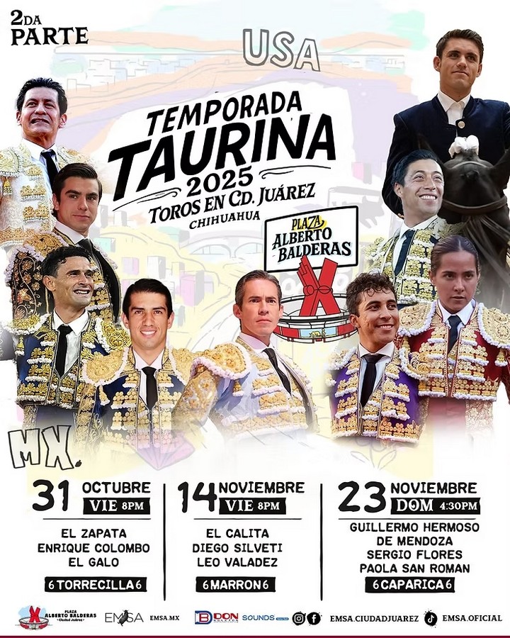 Ciudad Juárez vivirá la segunda parte de su temporada taurina