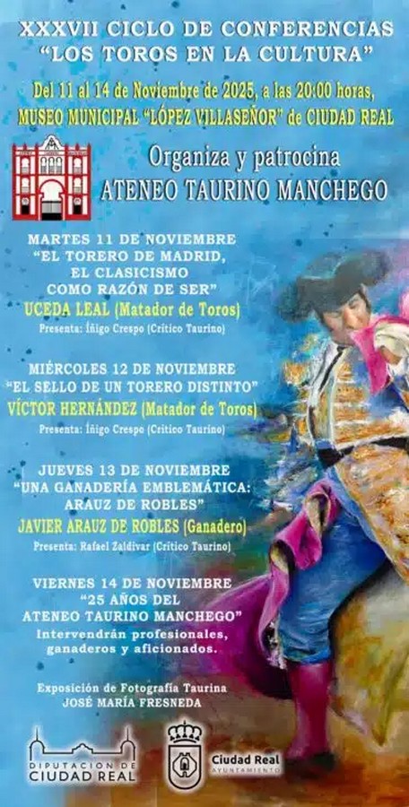 Ciclo de Conferencias 'Los Toros en la Cultura' en Ciudad Real