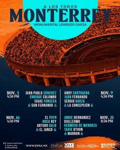 Carteles de lujo para el cierre de la temporada en Monterrey