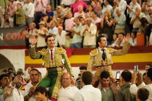 Puerta grande en Zafra de Morante y José Garrido