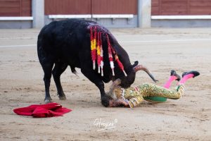 Emilio de Justo, doble fractura costal