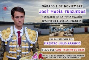 Tentadero de José María Trigueros en la finca de Julio Aparicio