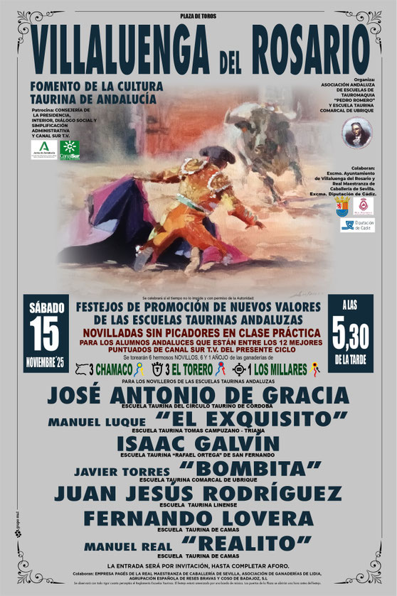 Novillada sin picadores en Villaluenga del Rosario