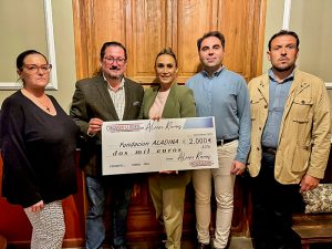 Cargando la Suerte y Álvaro Ramos, con la Fundación Aladina