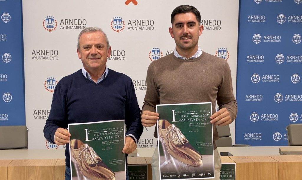 La gala de entrega del Zapato de Oro será el 22 de noviembre